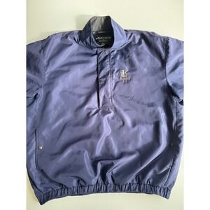 Mens Dryjoys By Footjoy Long Sleeve Large TPC Valencia Pull Over Quarter Zip But